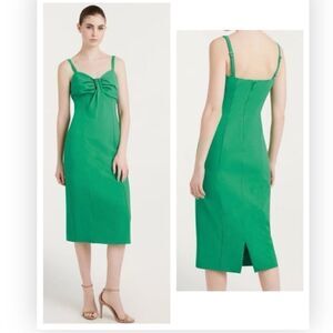danny long sleeve mini dress green The September Modest Floral Dress
